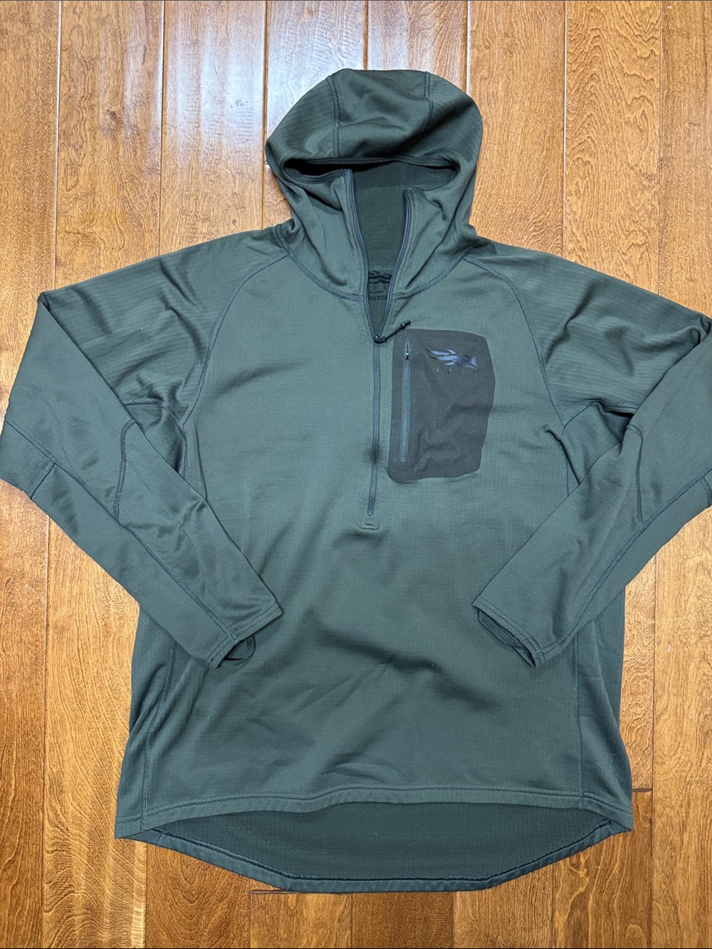 Men's Sitka Heavyweight Hooded Pullover Jacket - Dark Green XXL